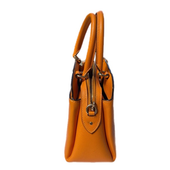 Coach  Orange Leather Lillie Carryall
Handbag/Crossbody - Picture 5 of 12